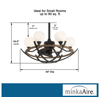 A thumbnail of the MinkaAire Marilyn Dimensions