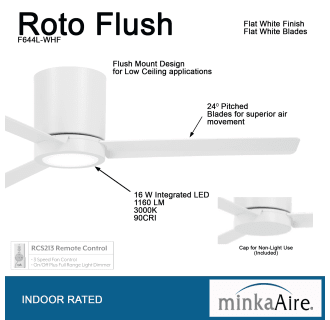 A thumbnail of the MinkaAire Roto LED Detail
