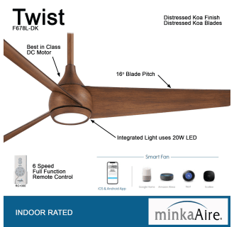 A thumbnail of the MinkaAire Twist Twist Detail