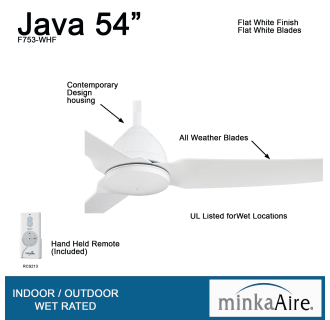 A thumbnail of the MinkaAire Java Detail - WHF