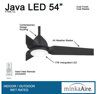 A thumbnail of the MinkaAire Java LED Detail - CL