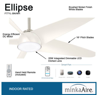 A thumbnail of the MinkaAire Ellipse LED Detail - WH