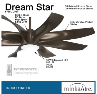 A thumbnail of the MinkaAire Dream Star Dimensions