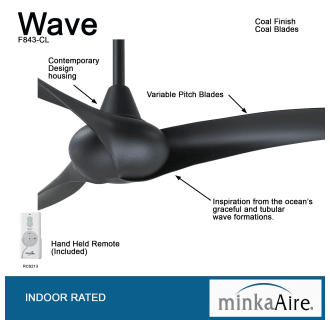 A thumbnail of the MinkaAire Wave Detail