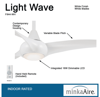 A thumbnail of the MinkaAire Light Wave Detail