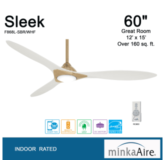 A thumbnail of the MinkaAire Sleek Sleek 60"