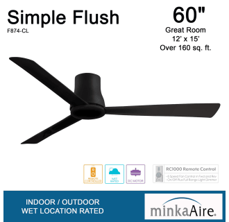 A thumbnail of the MinkaAire Simple Flush 60 Simple Flush 60