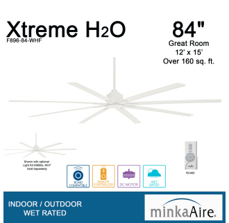 A thumbnail of the MinkaAire Xtreme H2O 84 Xtreme H2O 84 - WHF