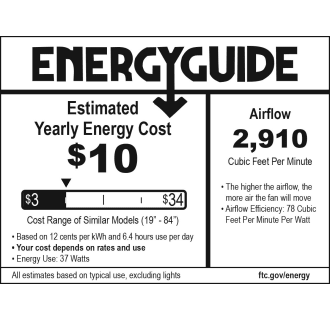 A thumbnail of the MinkaAire Aluma LED Energy Guide