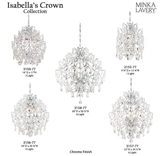 A thumbnail of the Minka Lavery 3150-77 Isabella's Crown Collection