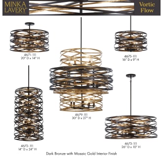 A thumbnail of the Minka Lavery 4675 Vortic Flow Collection