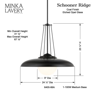 A thumbnail of the Minka Lavery 6405 Dimensions