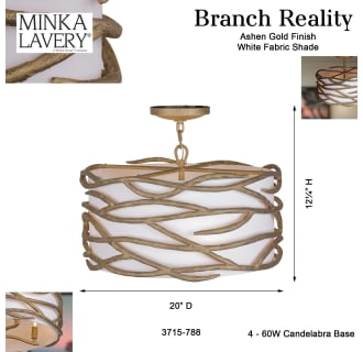 A thumbnail of the Minka Lavery 3715 Alternate Image