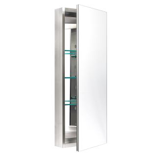 Dual Mount 36" H X 15" W Medicine Cabinet (Surface or Recessed Mounting)