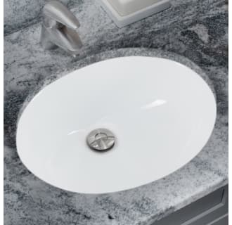 15" Undermount Bathroom Sink with Overflow (Mounting Clips Included)
