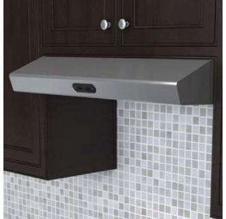 400 CFM 30 Inch Wide Stainless Steel Dual Halogen Light Under Cabinet Range Hood