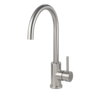 Bar / Prep Faucet (Solid T304 Stainless Steel) with Lever Handle and Single Hole Installation