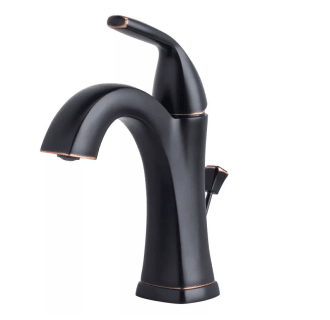 Elysa-V Single Hole Bathroom Faucet with Solid Brass Pop-Up Drain Assembly