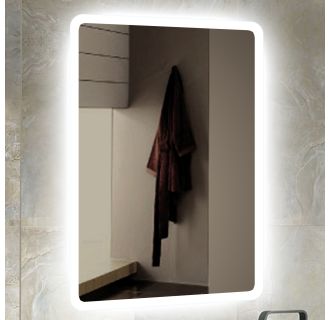 24" W x 32" H Rectangular Frameless Wall Mounted Mirror with LED Lighting