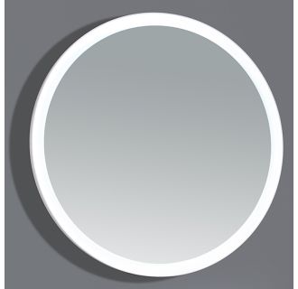 10-7/10"W 38-7/10"H Circular Frameless Wall Mounted Mirror with LED Lighting
