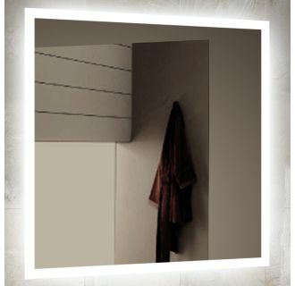 40" W x 40" H Square Frameless Wall Mounted Mirror with LED Lighting