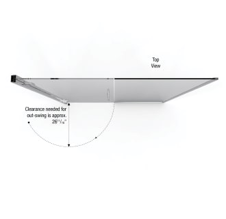 A thumbnail of the Miseno MSDSWP4772CL Miseno-MSDSWP4772CL-Door Swing Dimensions