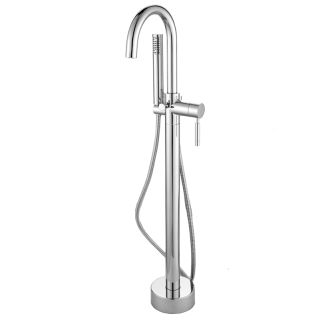 Freestanding Tub Filler with Hand Shower (Integrated Valve and Diverter)