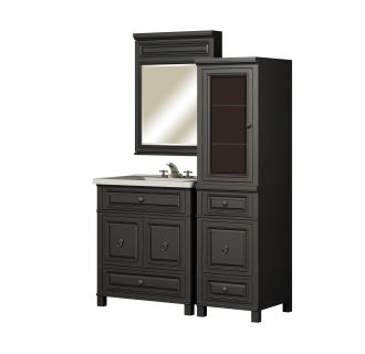 Barton Hill 30" Vanity Package - Cabinet, Stone Top, and Medicine Cabinet
