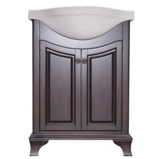 Foggia 24" Free Standing Vanity Set with Wood Cabinet, Vitreous China Top with Integrated Sink - Mirror Sold Separately