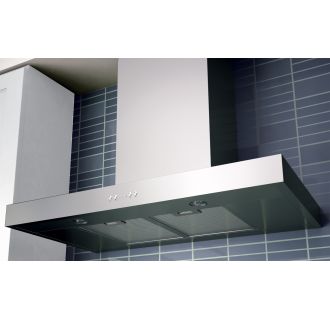 30 Inch Wide 750 CFM Wall Mounted Range Hood with Dual Halogen Lighting and Electronic LED Controls