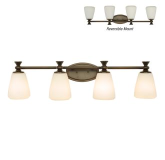 Reversible 4 Light Bathroom Vanity Fixture