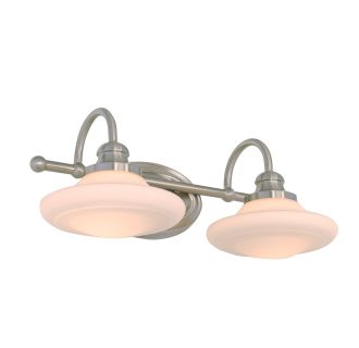 Santi 2-Light Bathroom Vanity Light - Reversible Mounting Option
