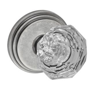 Diamante Solid Brass Glass Privacy Door Knob Set