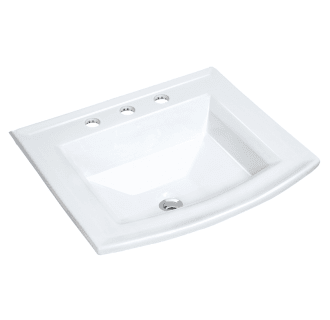 22-5/8" Drop In Bathroom Sink with 3 Holes Drilled and Overflow