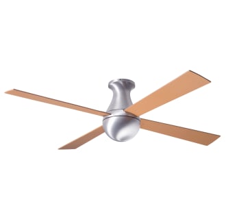 A thumbnail of the Modern Fan Co. Ball Flush  Brushed Aluminum with Maple Blades
