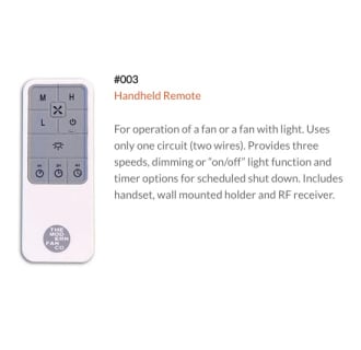 A thumbnail of the Modern Fan Co. Ball with Light Kit Handheld Remote