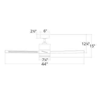 A thumbnail of the Modern Forms Axis 44 Line Drawing