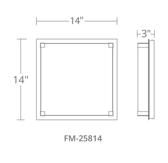 A thumbnail of the Modern Forms FM-25814 Line Drawing