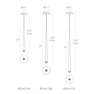 A thumbnail of the Modern Forms PD-41737 Line Drawing