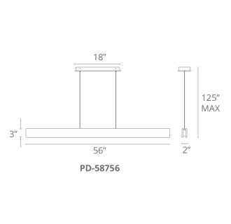 A thumbnail of the Modern Forms PD-58756 Modern Forms-PD-58756-Line Drawing