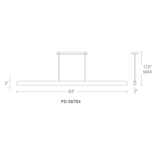 A thumbnail of the Modern Forms PD-58784 Modern Forms-PD-58784-Line Drawing