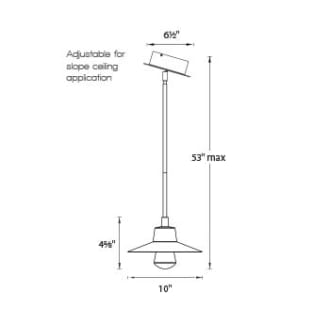 A thumbnail of the Modern Forms PD-W1915 Line Drawing