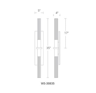 A thumbnail of the Modern Forms WS-30835 Line Drawing