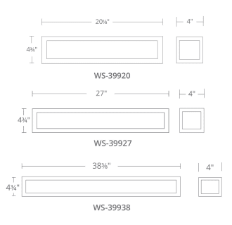 A thumbnail of the Modern Forms WS-39938 Line Drawing