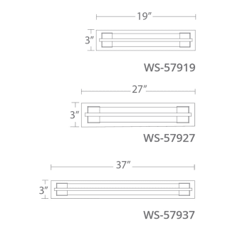 A thumbnail of the Modern Forms WS-57937 Line Drawing