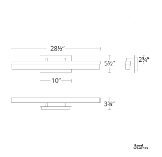 A thumbnail of the Modern Forms WS-62029 Line Drawing