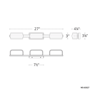 A thumbnail of the Modern Forms WS-63027 Line Drawing