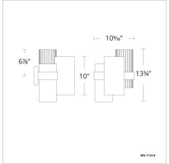 A thumbnail of the Modern Forms WS-71014 Line Drawing