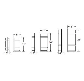 A thumbnail of the Modern Forms WS-W1616 Modern Forms WS-W1616