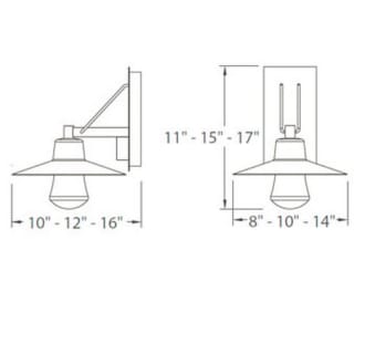 A thumbnail of the Modern Forms WS-W1917 Line Drawing